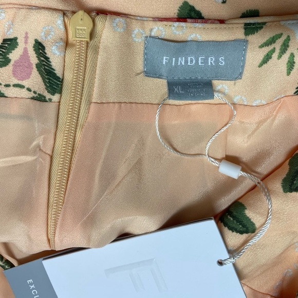 Finders Keepers Arcadia Glow Floral Print Backless Mini Dress XL - Picture 12 of 16